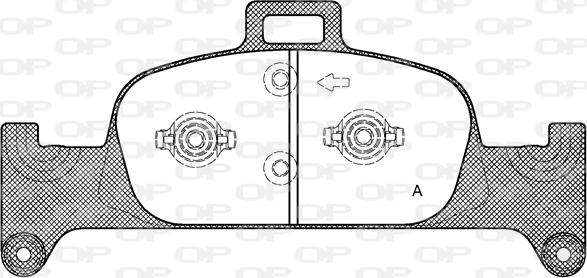 Open Parts BPA1691.00 - Bremžu uzliku kompl., Disku bremzes ps1.lv