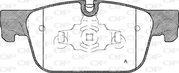 Open Parts BPA1692.10 - Bremžu uzliku kompl., Disku bremzes ps1.lv