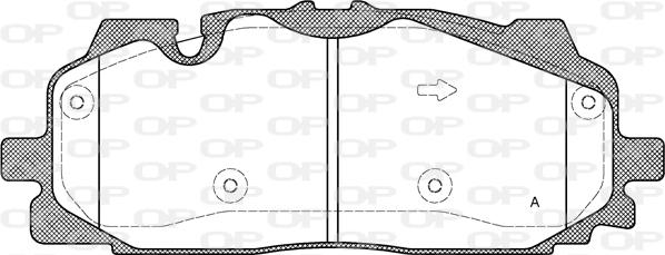 Open Parts BPA1667.00 - Bremžu uzliku kompl., Disku bremzes ps1.lv