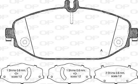 Open Parts BPA1618.00 - Bremžu uzliku kompl., Disku bremzes ps1.lv