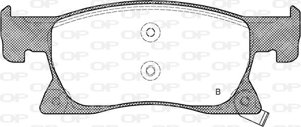 Open Parts BPA1681.02 - Bremžu uzliku kompl., Disku bremzes ps1.lv