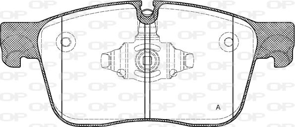 Open Parts BPA1683.00 - Bremžu uzliku kompl., Disku bremzes ps1.lv