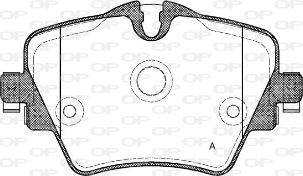 Open Parts BPA1625.08 - Bremžu uzliku kompl., Disku bremzes ps1.lv