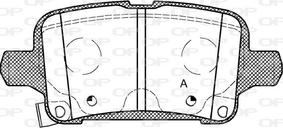 Open Parts BPA1628.02 - Bremžu uzliku kompl., Disku bremzes ps1.lv