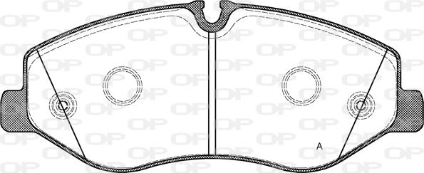 Open Parts BPA1623.00 - Bremžu uzliku kompl., Disku bremzes ps1.lv