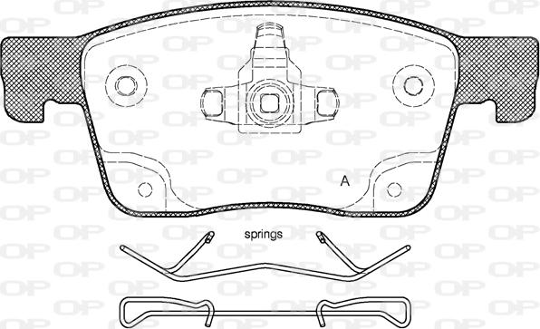 Open Parts BPA1679.02 - Bremžu uzliku kompl., Disku bremzes ps1.lv