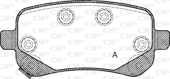 Open Parts BPA1095.02 - Bremžu uzliku kompl., Disku bremzes ps1.lv