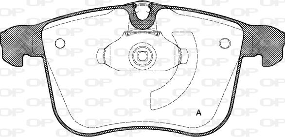 Open Parts BPA1053.00 - Bremžu uzliku kompl., Disku bremzes ps1.lv