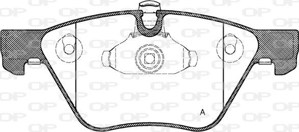 Open Parts BPA1052.00 - Bremžu uzliku kompl., Disku bremzes ps1.lv