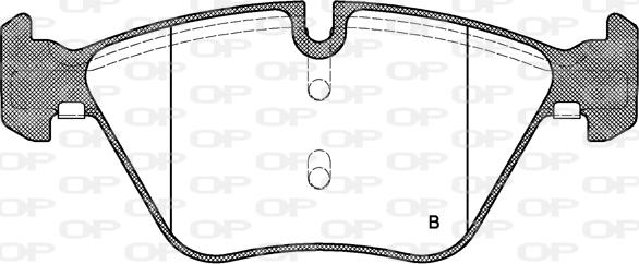 Open Parts BPA1052.00 - Bremžu uzliku kompl., Disku bremzes ps1.lv