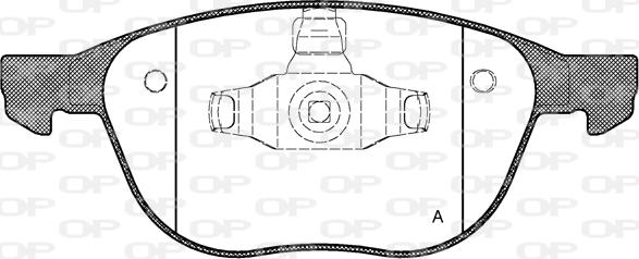 Open Parts BPA1082.00 - Bremžu uzliku kompl., Disku bremzes ps1.lv