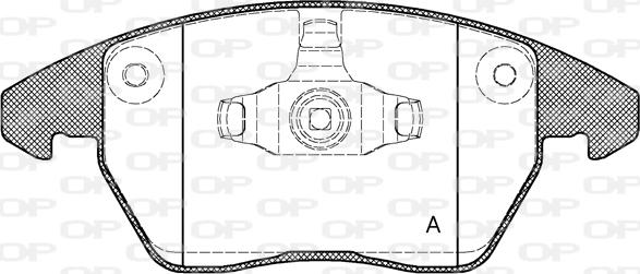 Open Parts BPA1030.10 - Bremžu uzliku kompl., Disku bremzes ps1.lv