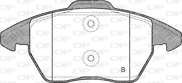 Open Parts BPA1030.10 - Bremžu uzliku kompl., Disku bremzes ps1.lv