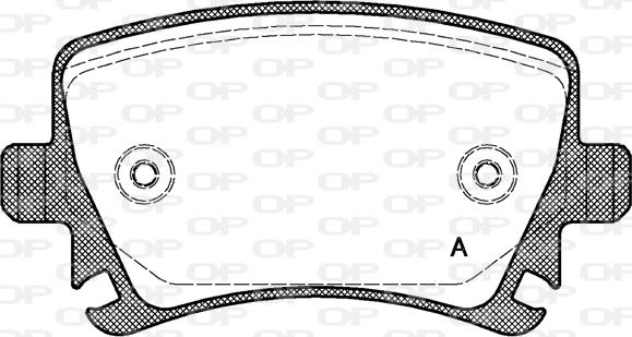 Open Parts BPA1031.00 - Bremžu uzliku kompl., Disku bremzes ps1.lv