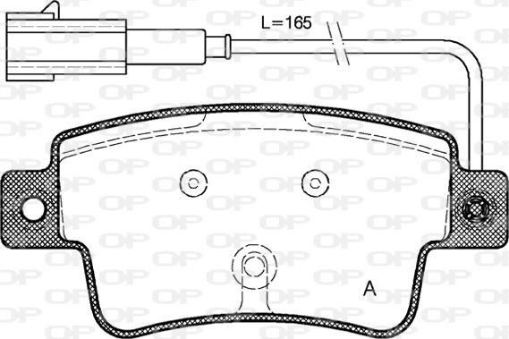 Open Parts BPA1198.02 - Bremžu uzliku kompl., Disku bremzes ps1.lv