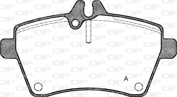 Open Parts BPA1144.00 - Bremžu uzliku kompl., Disku bremzes ps1.lv