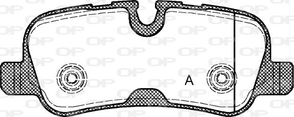Open Parts BPA1159.10 - Bremžu uzliku kompl., Disku bremzes ps1.lv
