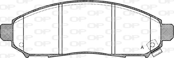 Open Parts BPA1162.12 - Bremžu uzliku kompl., Disku bremzes ps1.lv