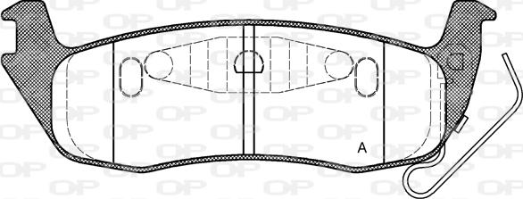 Open Parts BPA1106.10 - Bremžu uzliku kompl., Disku bremzes ps1.lv