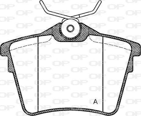 Open Parts BPA1103.00 - Bremžu uzliku kompl., Disku bremzes ps1.lv