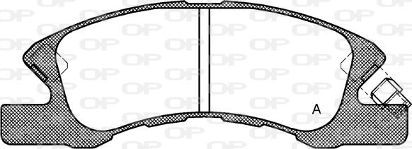 Open Parts BPA1111.02 - Bremžu uzliku kompl., Disku bremzes ps1.lv