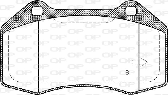 Open Parts BPA1113.22 - Bremžu uzliku kompl., Disku bremzes ps1.lv