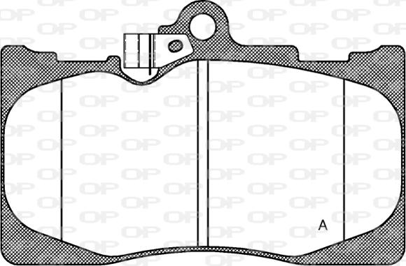 Open Parts BPA1180.02 - Bremžu uzliku kompl., Disku bremzes ps1.lv