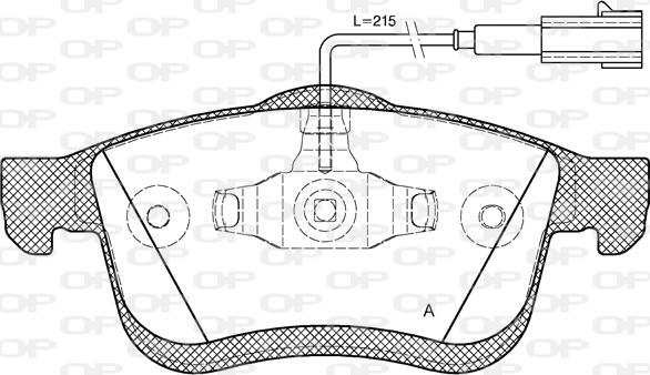 Open Parts BPA1183.01 - Bremžu uzliku kompl., Disku bremzes ps1.lv