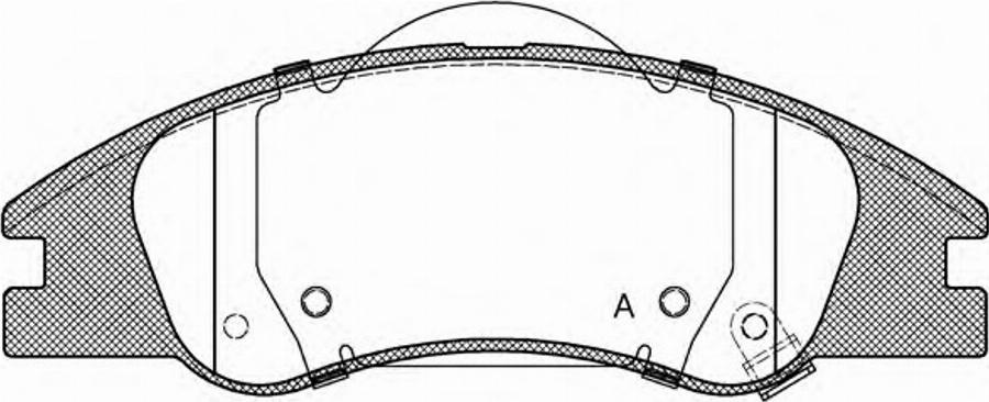 Open Parts BPA113402 - Bremžu uzliku kompl., Disku bremzes ps1.lv