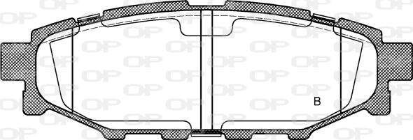 Open Parts BPA1136.12 - Bremžu uzliku kompl., Disku bremzes ps1.lv