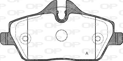 Open Parts BPA1131.30 - Bremžu uzliku kompl., Disku bremzes ps1.lv