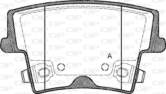 Open Parts BPA1127.08 - Bremžu uzliku kompl., Disku bremzes ps1.lv