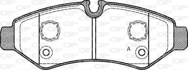 Open Parts BPA1867.00 - Bremžu uzliku kompl., Disku bremzes ps1.lv