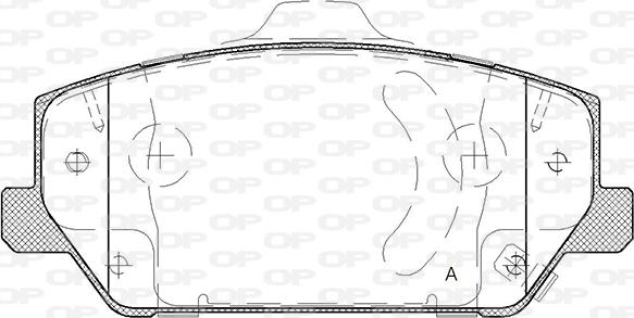 Open Parts BPA1809.02 - Bremžu uzliku kompl., Disku bremzes ps1.lv