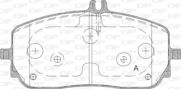 Open Parts BPA1826.00 - Bremžu uzliku kompl., Disku bremzes ps1.lv