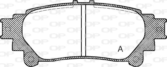 Open Parts BPA1395.00 - Bremžu uzliku kompl., Disku bremzes ps1.lv