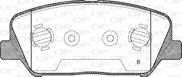 Open Parts BPA1398.12 - Bremžu uzliku kompl., Disku bremzes ps1.lv