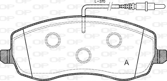 Open Parts BPA1393.02 - Bremžu uzliku kompl., Disku bremzes ps1.lv