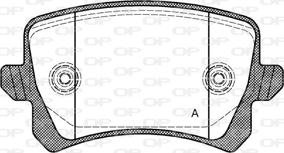 Open Parts BPA1342.00 - Bremžu uzliku kompl., Disku bremzes ps1.lv