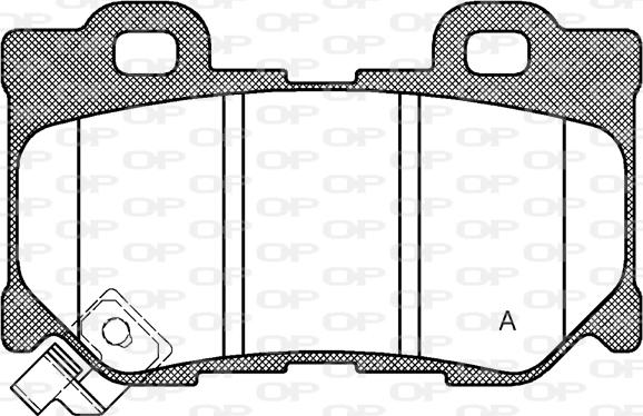 Open Parts BPA1365.01 - Bremžu uzliku kompl., Disku bremzes ps1.lv