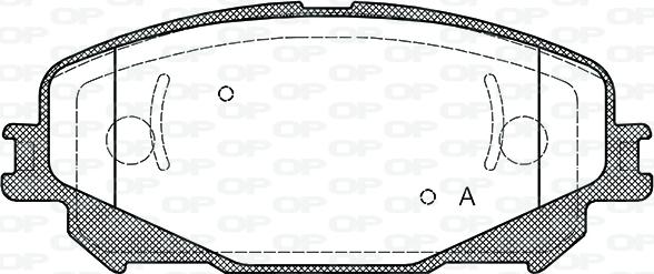 Open Parts BPA1318.30 - Bremžu uzliku kompl., Disku bremzes ps1.lv