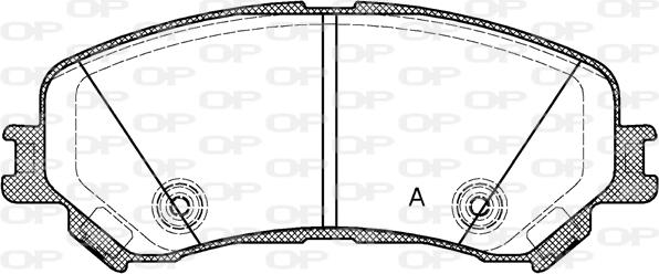 Open Parts BPA1318.20 - Bremžu uzliku kompl., Disku bremzes ps1.lv