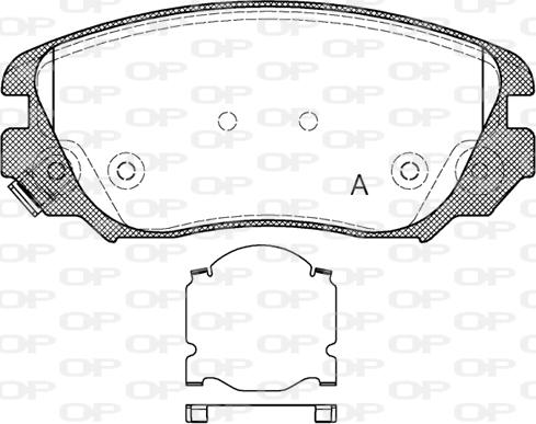 Open Parts BPA1385.02 - Bremžu uzliku kompl., Disku bremzes ps1.lv