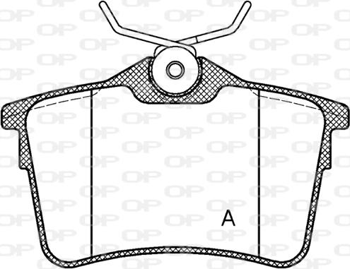 Open Parts BPA1382.00 - Bremžu uzliku kompl., Disku bremzes ps1.lv