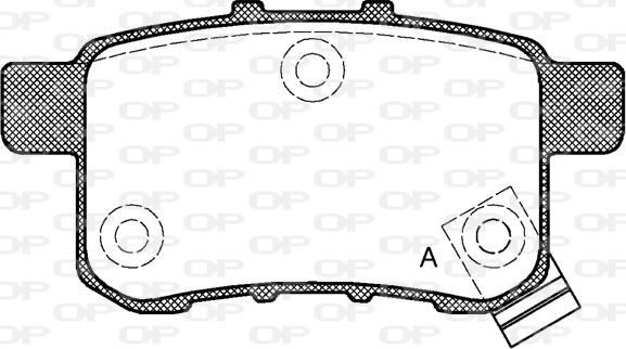 Open Parts BPA1332.02 - Bremžu uzliku kompl., Disku bremzes ps1.lv