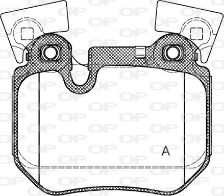 Open Parts BPA1373.00 - Bremžu uzliku kompl., Disku bremzes ps1.lv