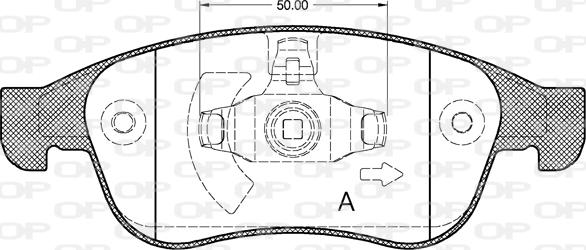 Open Parts BPA1248.10 - Bremžu uzliku kompl., Disku bremzes ps1.lv