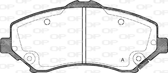 Open Parts BPA1259.02 - Bremžu uzliku kompl., Disku bremzes ps1.lv