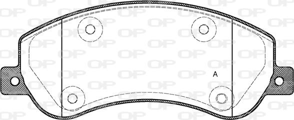 Open Parts BPA1250.00 - Bremžu uzliku kompl., Disku bremzes ps1.lv