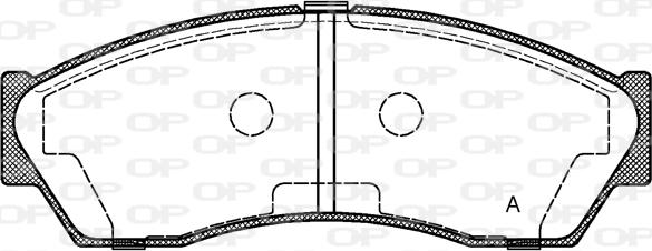 Open Parts BPA1253.00 - Bremžu uzliku kompl., Disku bremzes ps1.lv